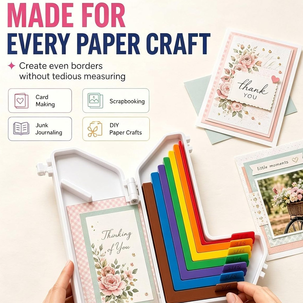 Art Craft And - Papercraft Alignment Guide Set Includes Storage