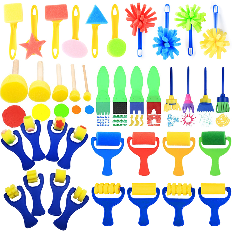 Art Craft 5 Year Old - Children Drawing Sponge Toys Art Craft