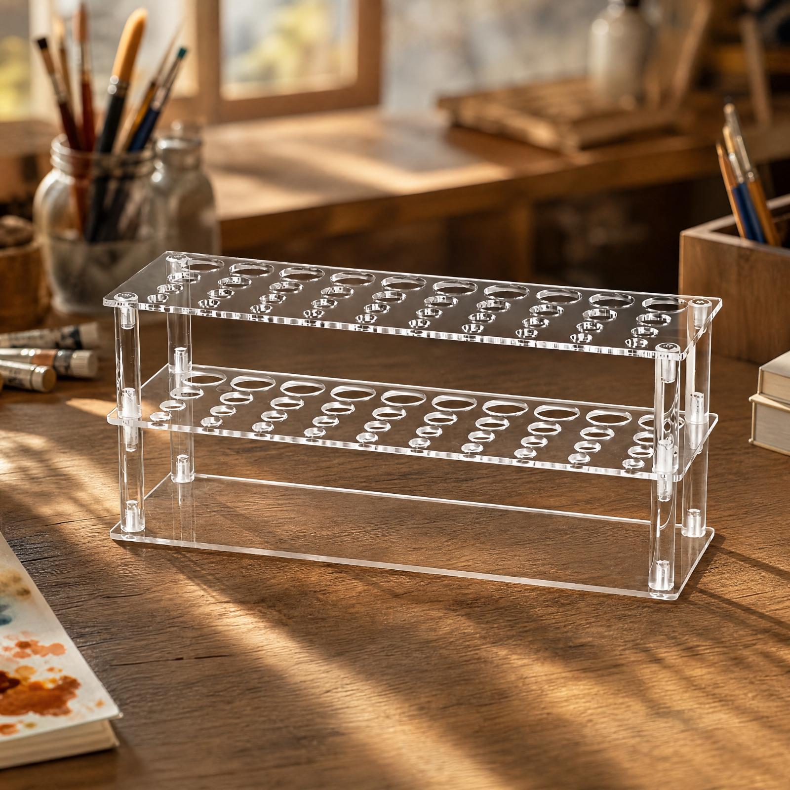 Art And Craft Studio - Acrylic Brush Holder for Painting Desk