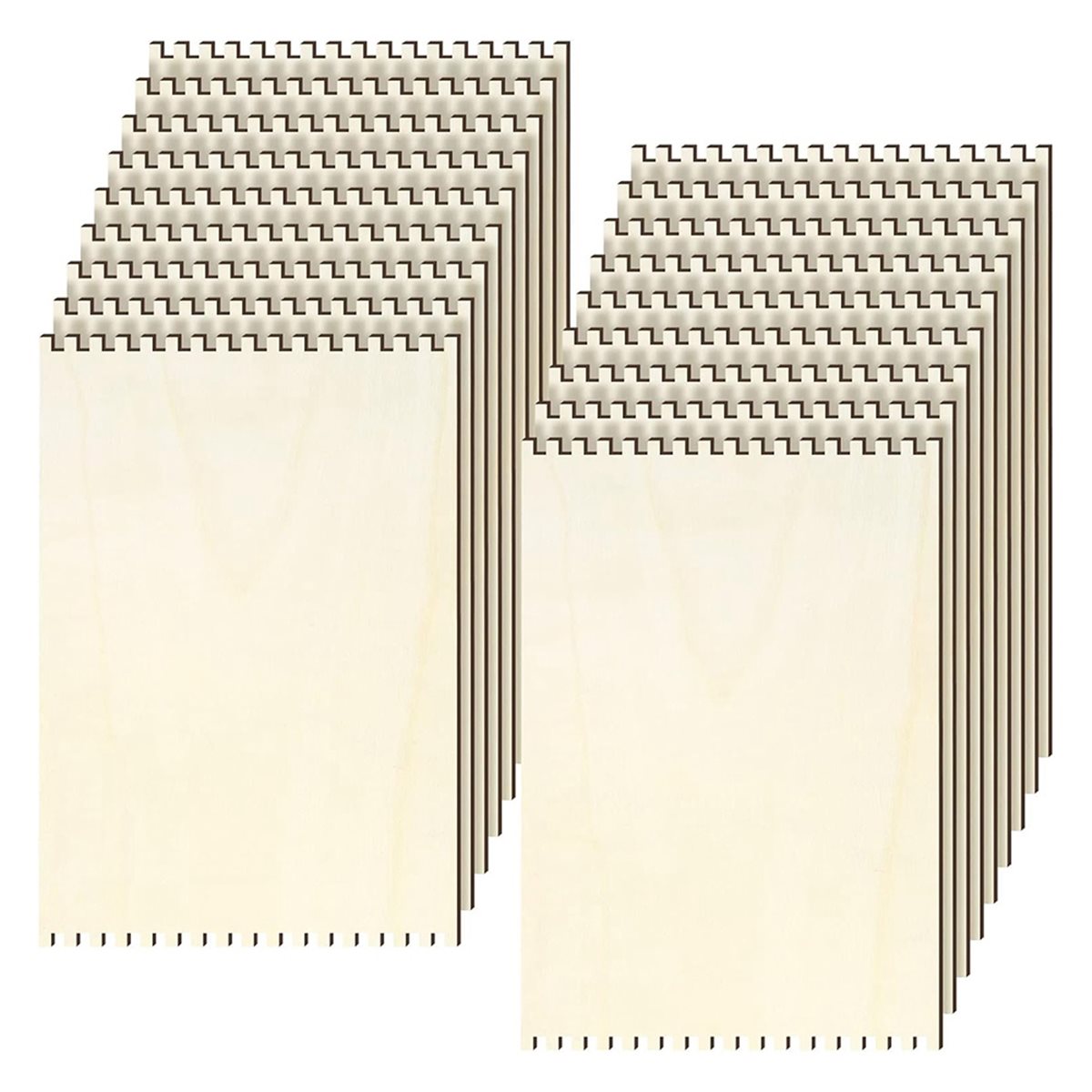 18 Pcs Beginners Wooden Notche - огляд і ціна Art Craft Wood
