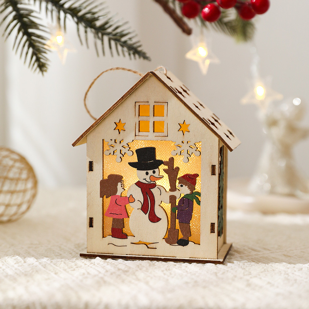 3D Wooden Christmas House Craf - огляд і ціна Light Art And Craft