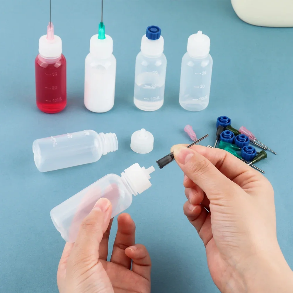 24pcs 30ML Plastic Glue Bottle - огляд і ціна Alcohol Ink Set