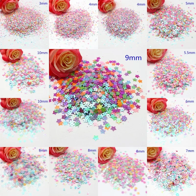 3-10mm Light Mix Color Sequins - огляд і ціна Light Art And Craft