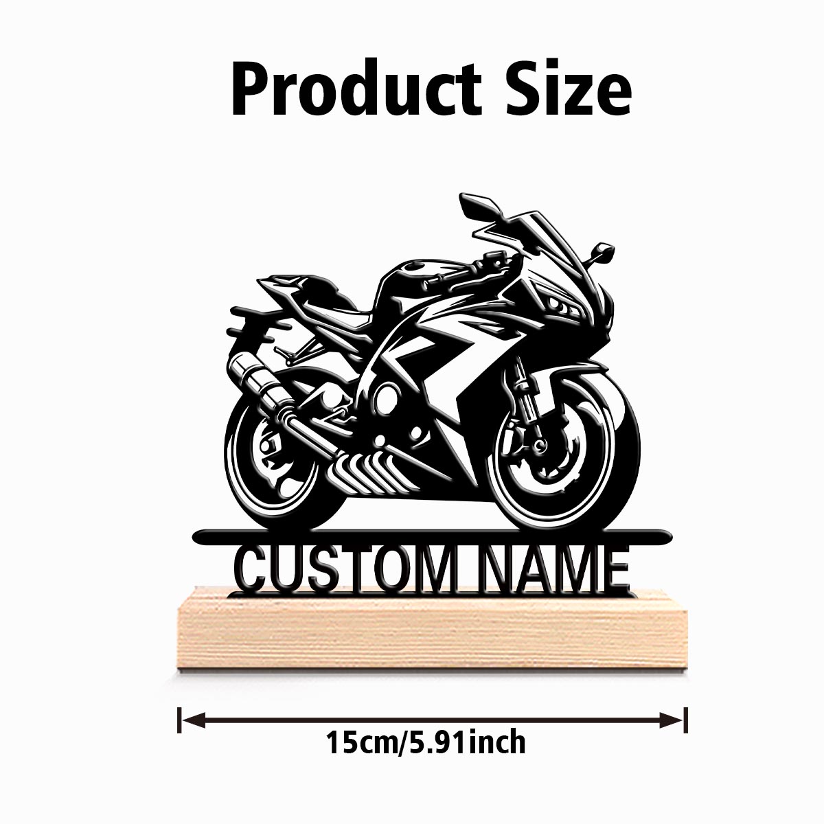 1pc Abstract cool motorcycle C - огляд і ціна Art Craft Wood