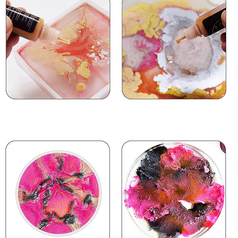 1 Set Art Ink Alcohol Epoxy Re - огляд і ціна Alcohol Ink Set