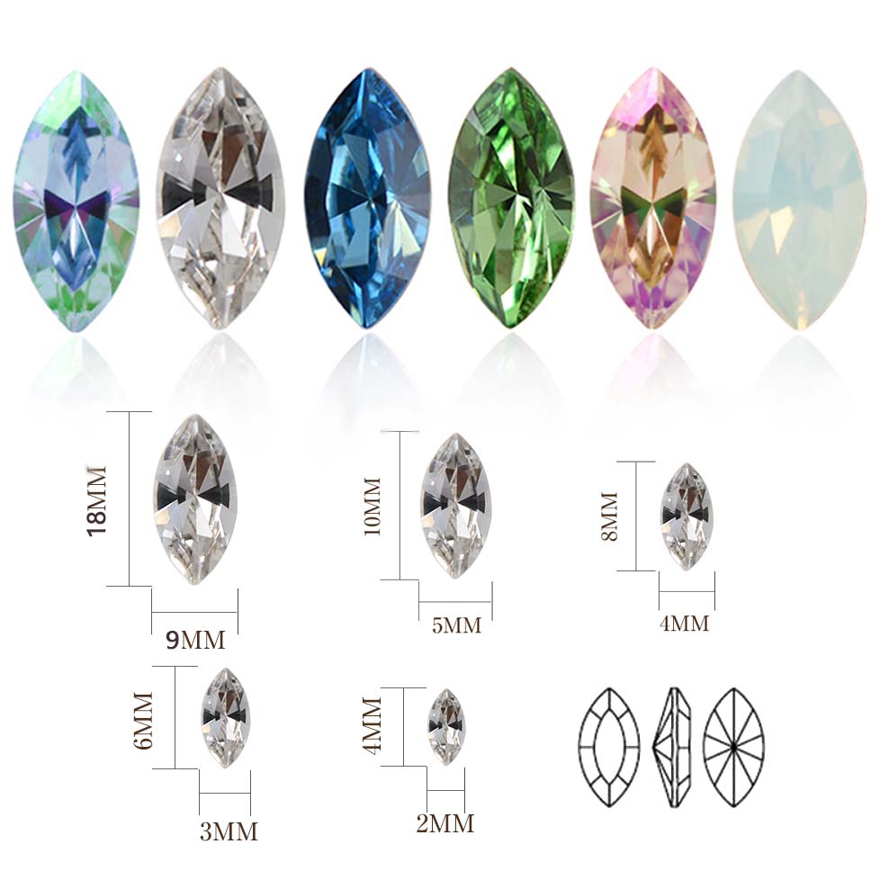 New Navette 10pcs Super Clear  - огляд і ціна Art Craft Horse