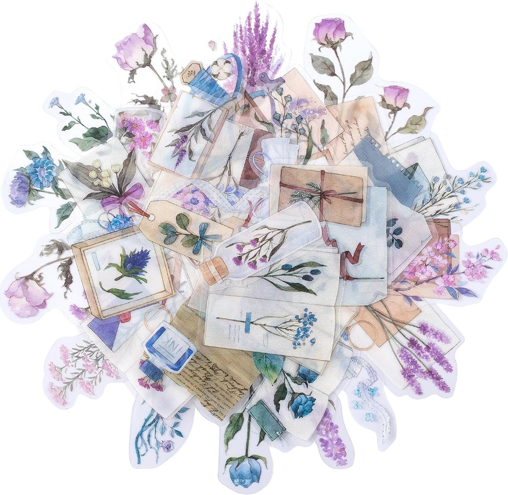 80PCS Lavender Scrapbook Stick - огляд і ціна Art Craft Journals