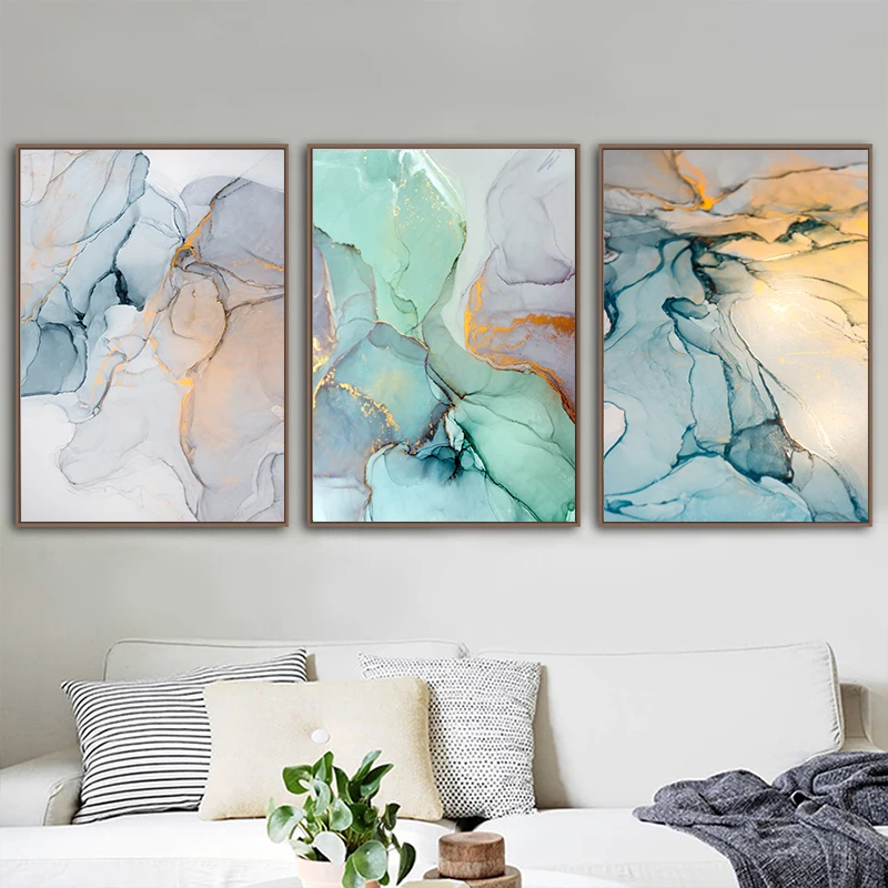 3pcs/set Teal Blue Gold Alcoho - огляд і ціна Alcohol Ink Set