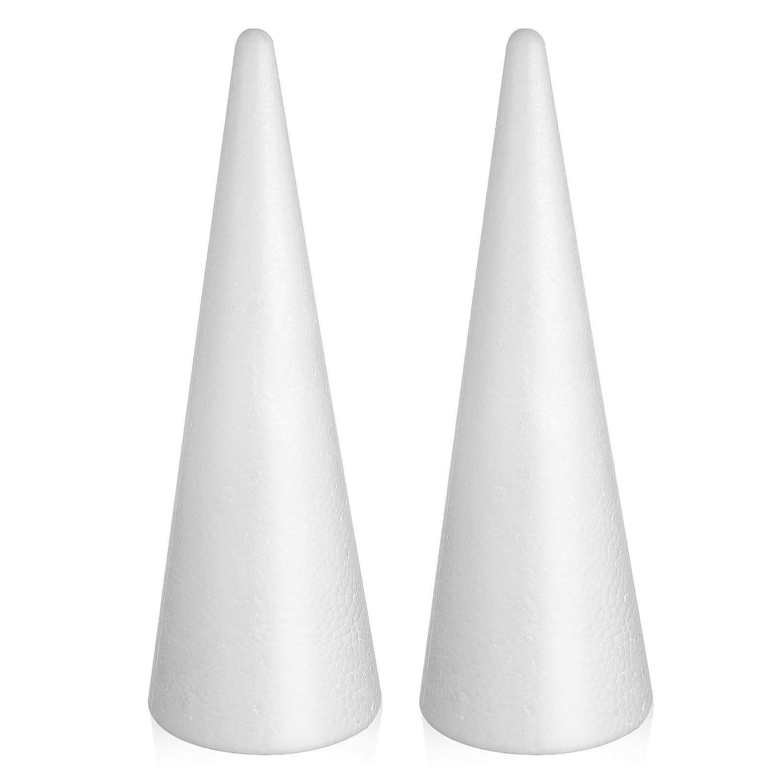 2Pcs Versatile Foam Cones Whit - огляд і ціна Art Craft School