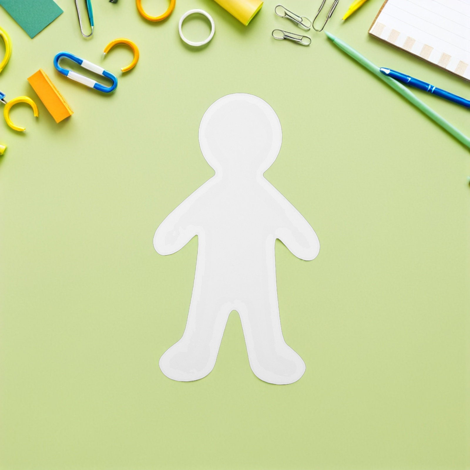 40Pcs Unpainted Cutouts White  - огляд і ціна Art Craft School