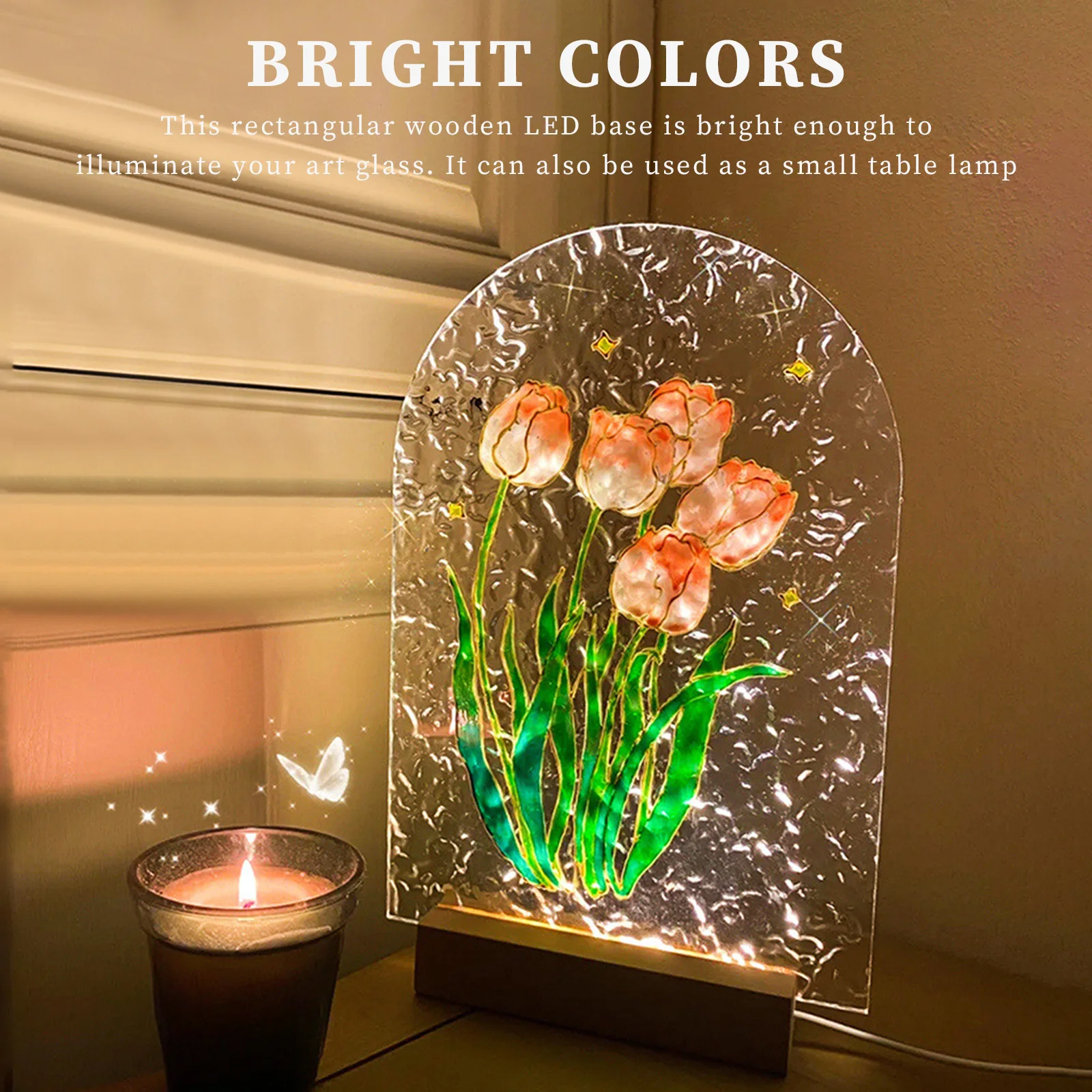 1-10pcs LED Wood Light Display - огляд і ціна Light Art And Craft