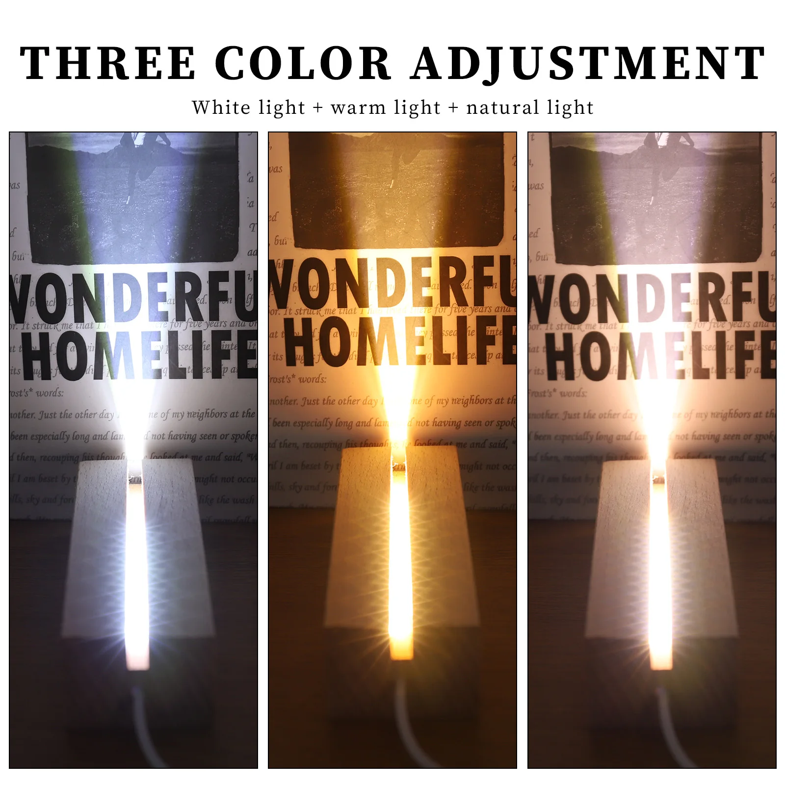 1-10pcs LED Wood Light Display - огляд і ціна Light Art And Craft