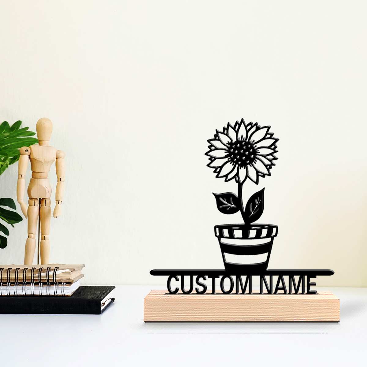 1pc Simple flower Customized N - огляд і ціна Art Craft Wood