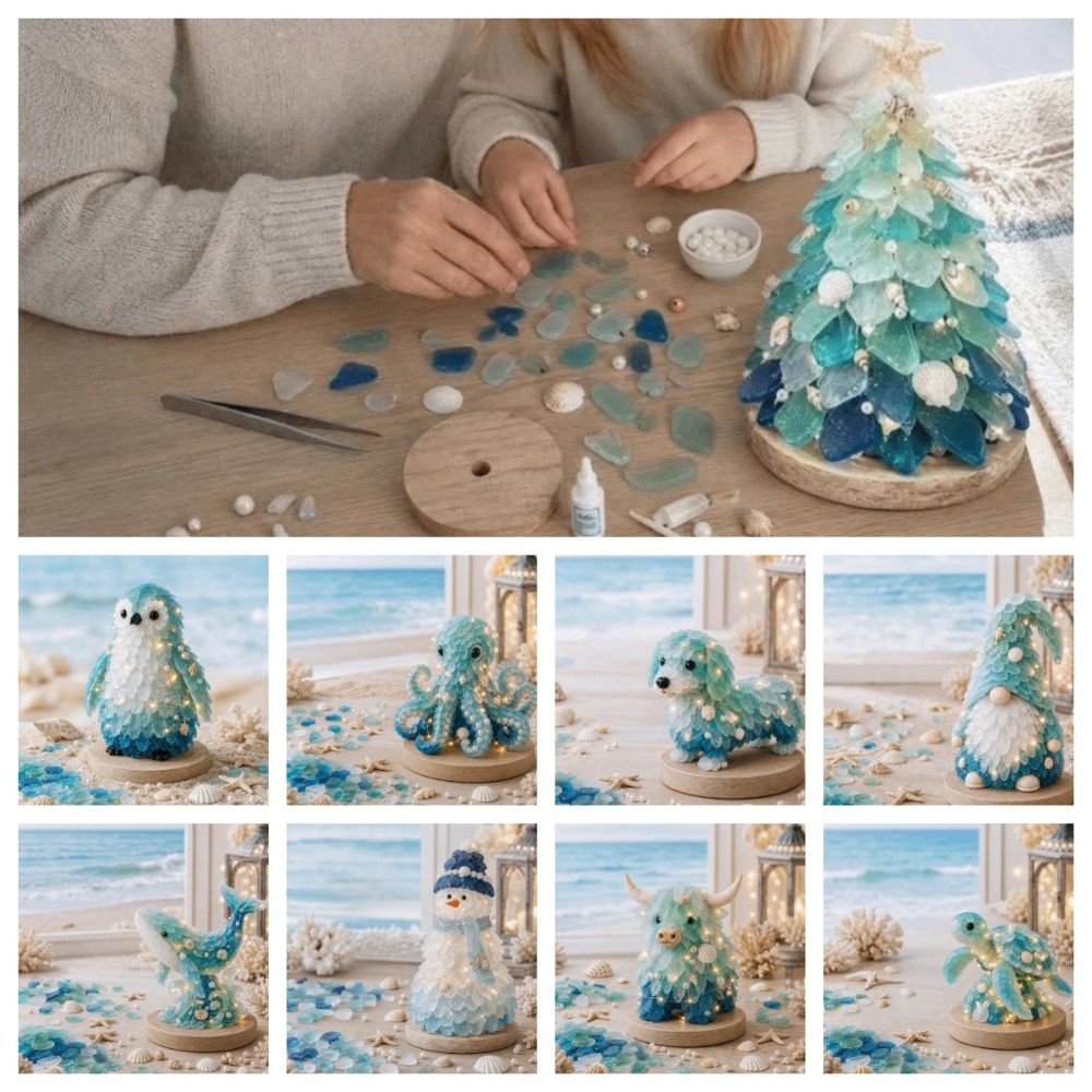 Layer Sea Glass Sea Glass Chri - огляд і ціна Light Art And Craft