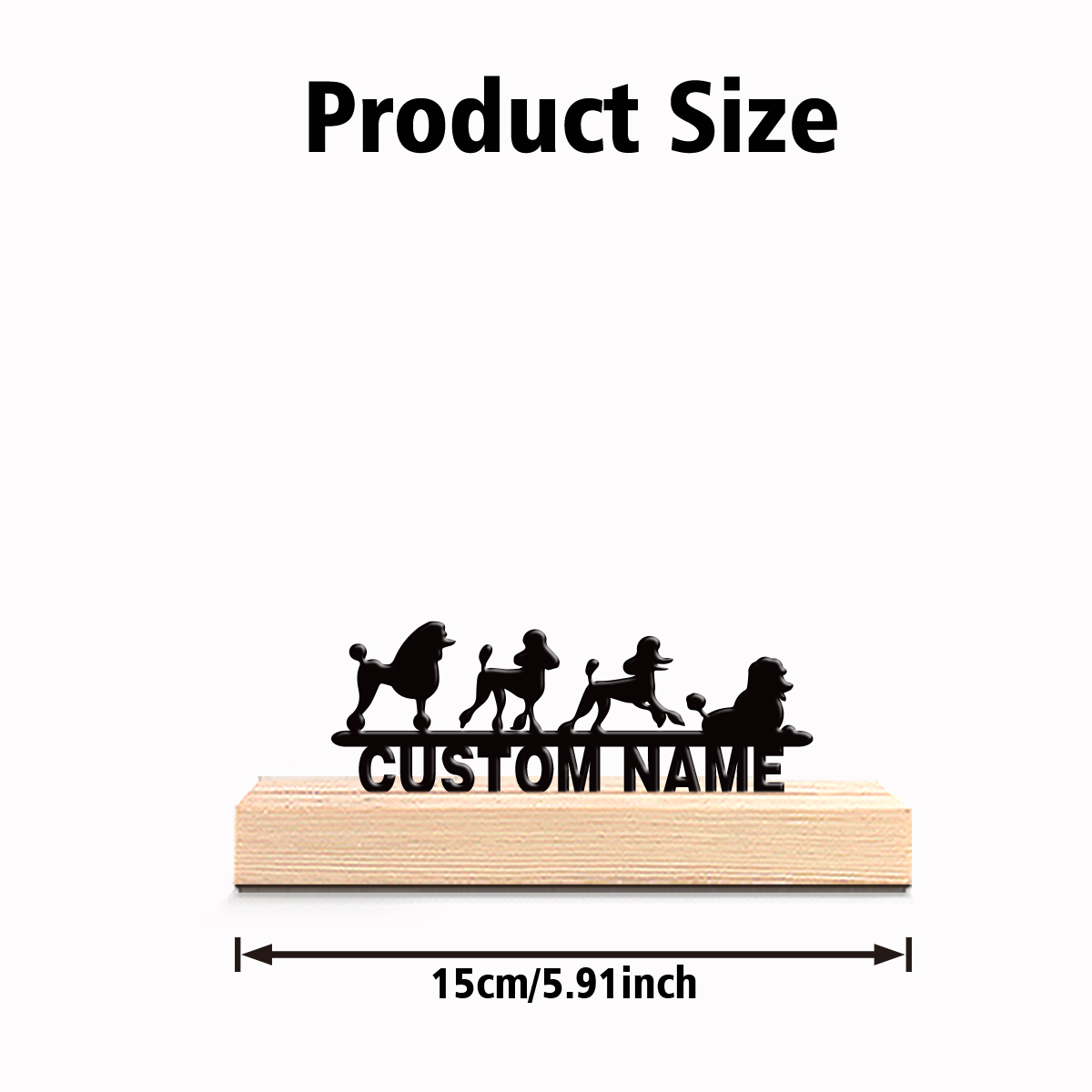 1pc Modern cute animals Person - огляд і ціна Art Craft Wood