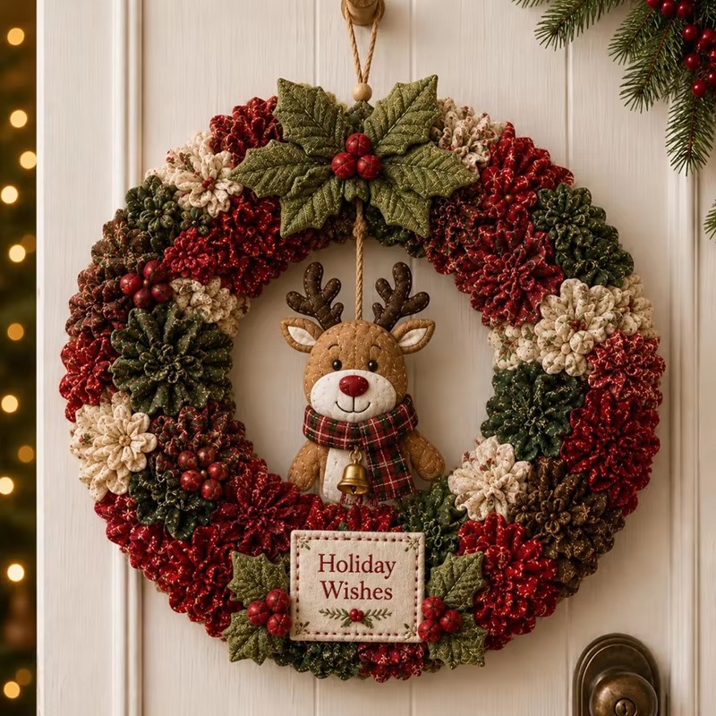 3D Christmas Fabric Poke Art K - огляд і ціна Art Craft And
