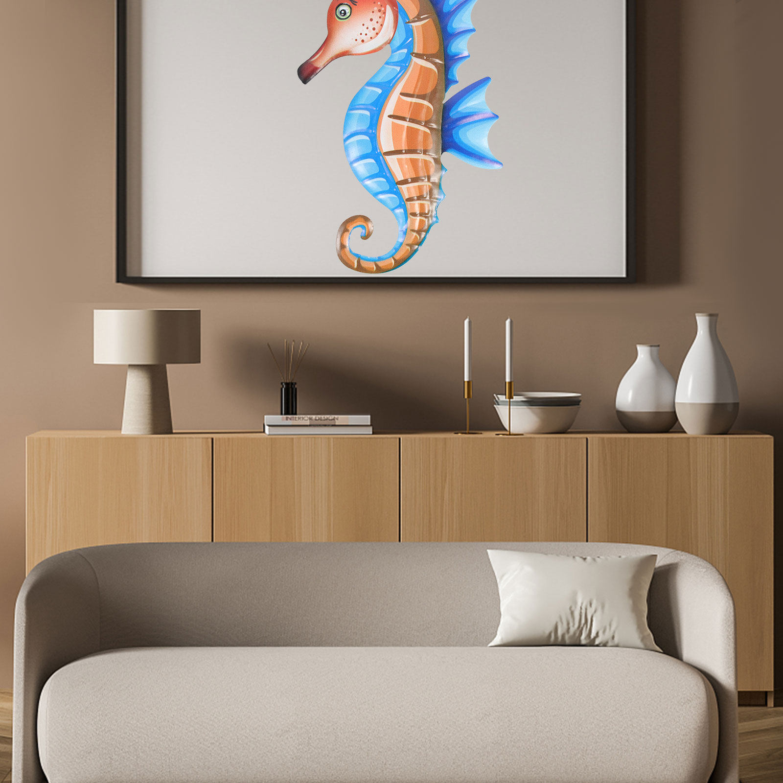 Premium Metal Sea Horse Wall H - огляд і ціна Art Craft Horse