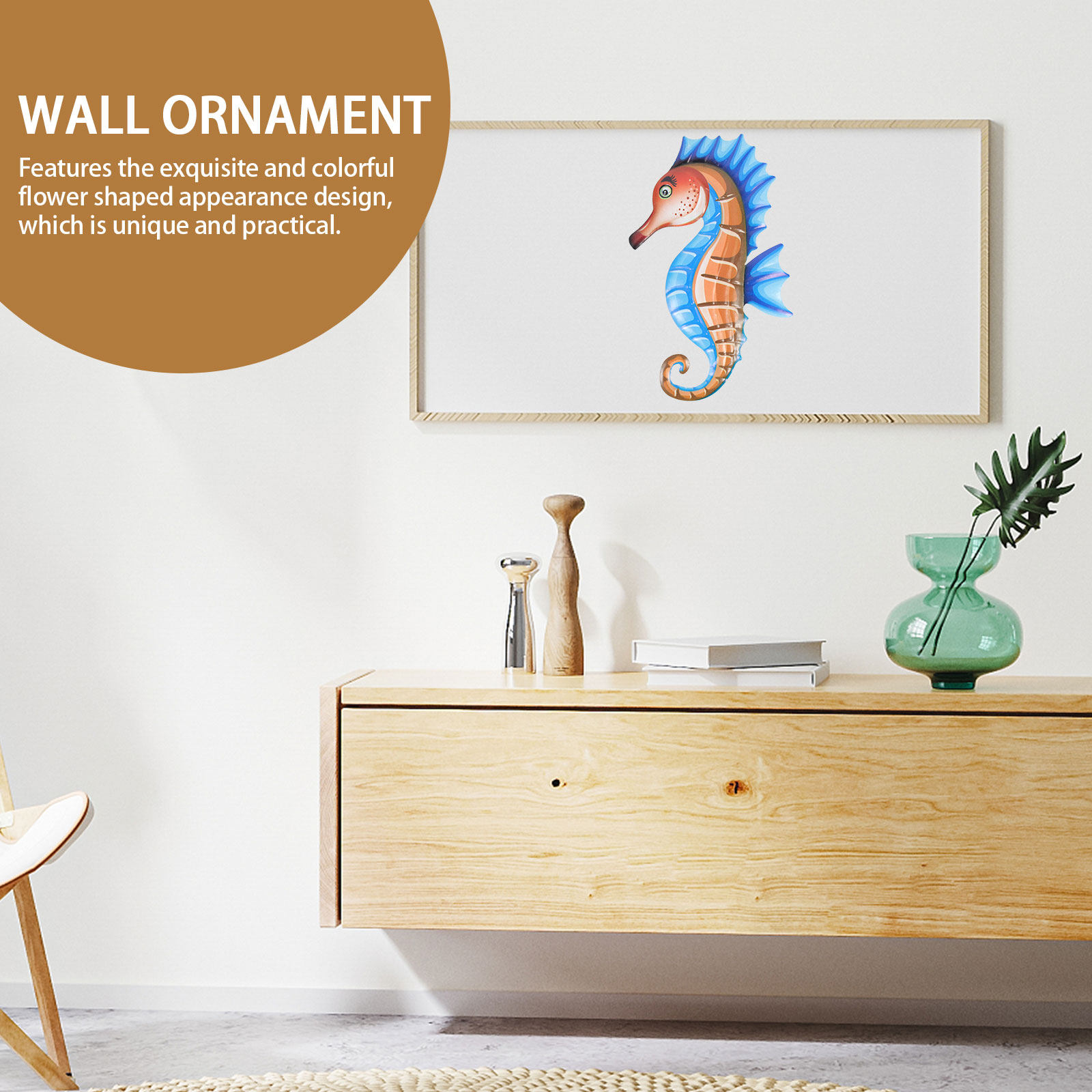 Premium Metal Sea Horse Wall H - огляд і ціна Art Craft Horse