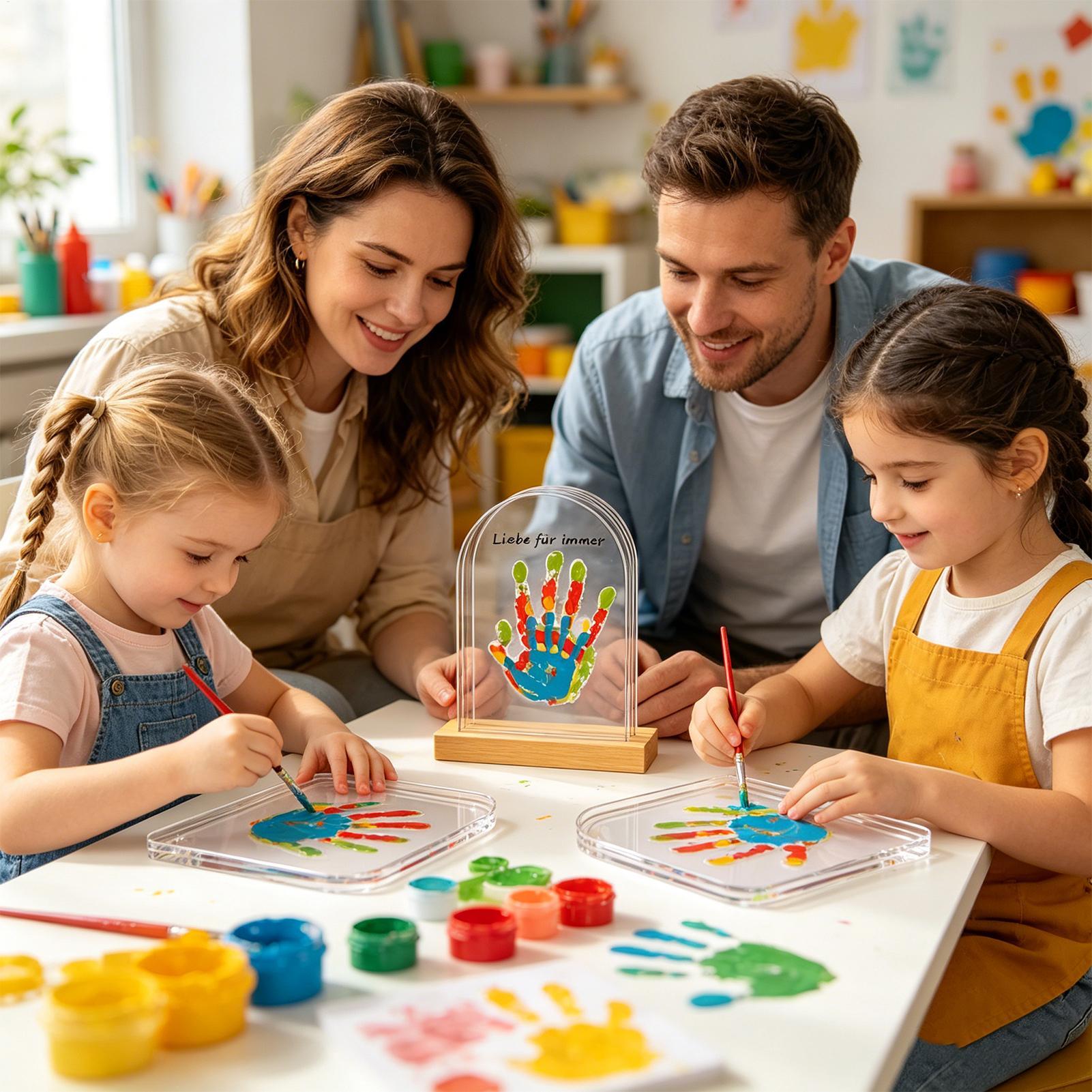 Family Handprint Kit with Ligh - огляд і ціна Light Art And Craft
