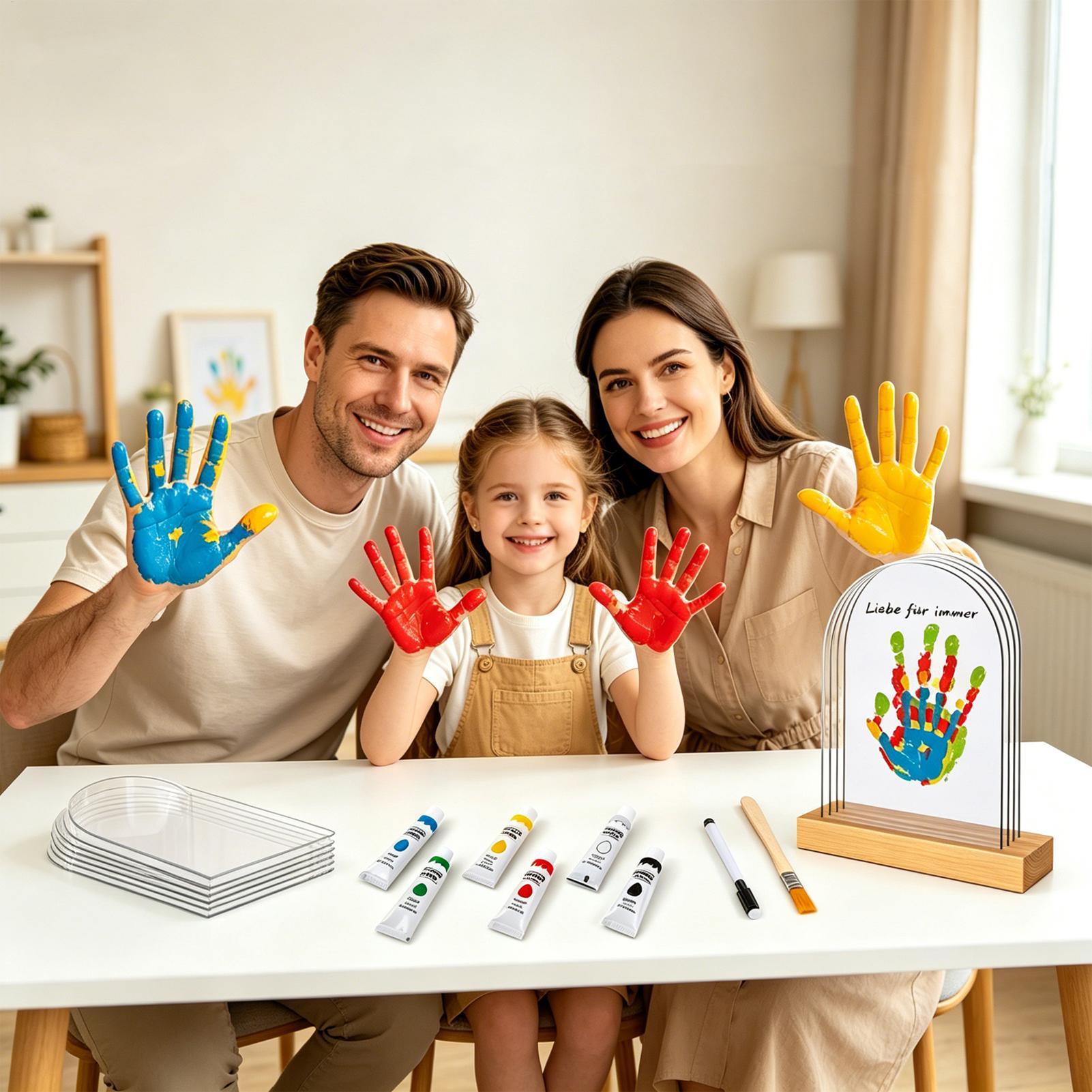 Family Handprint Kit with Ligh - огляд і ціна Light Art And Craft
