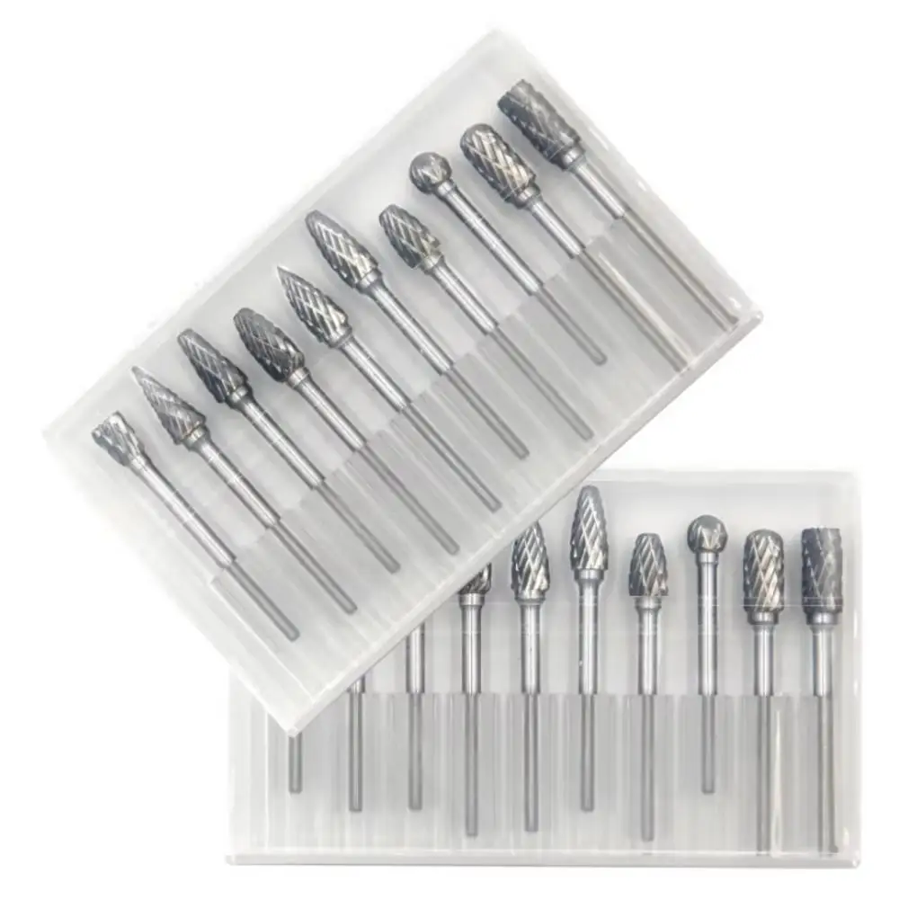 10PCS Carbide Rotary Burr Set  - огляд і ціна Art Craft Wood