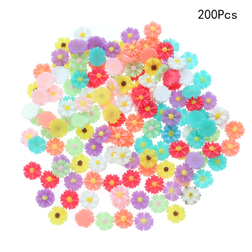 200Pcs 13Mm Resin Daisy Flower - огляд і ціна Art Craft Project