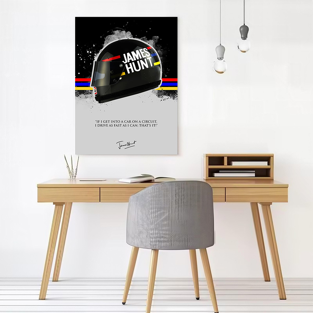 JAMES HUNT Quote Printed Canva - огляд і ціна Art Craft Toys
