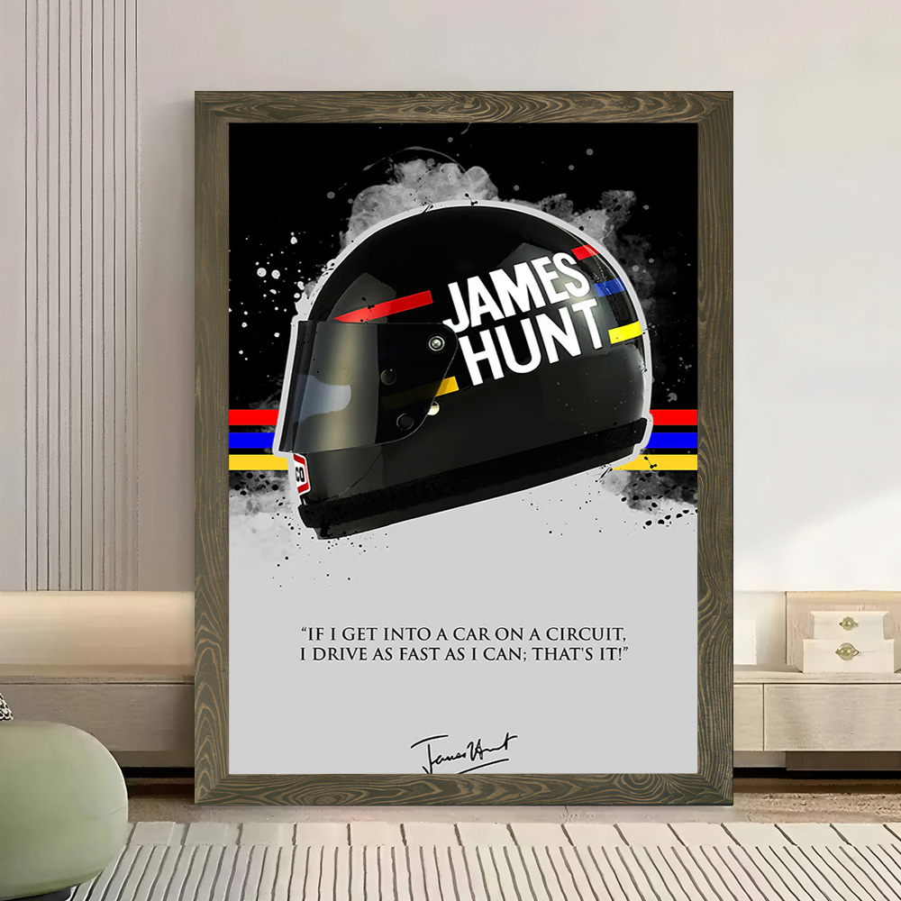 JAMES HUNT Quote Printed Canva - огляд і ціна Art Craft Toys
