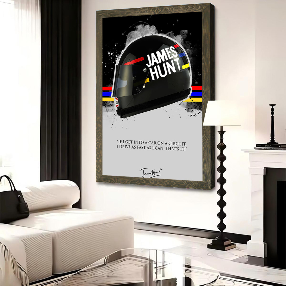 JAMES HUNT Quote Printed Canva - огляд і ціна Art Craft Toys
