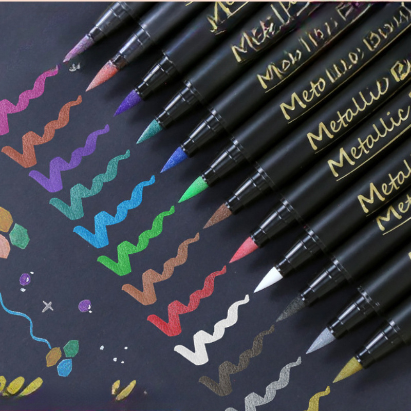 10pcs Metallic Glitter Markers - огляд і ціна Art Craft Mother'S Day