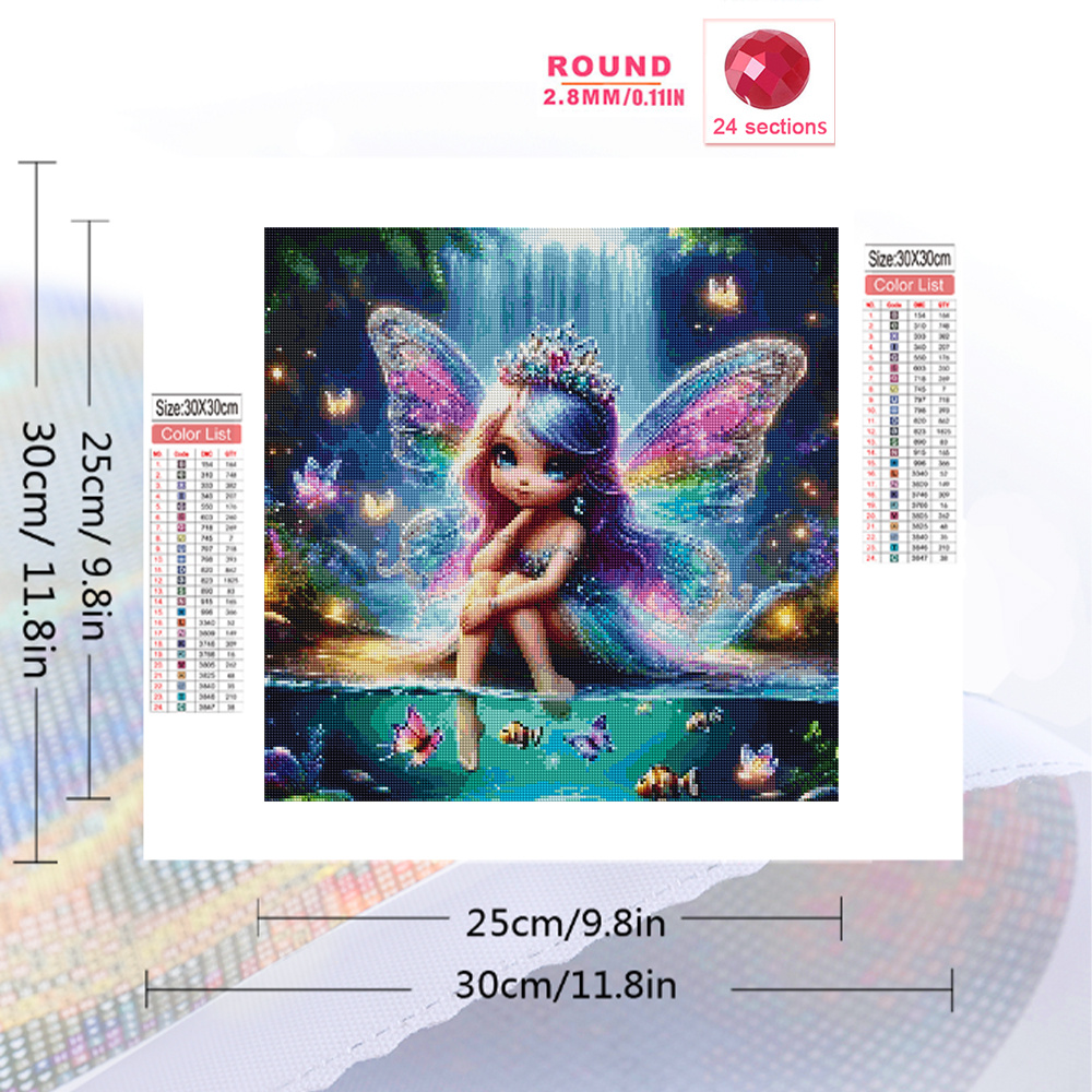 Momoart Girl Diamond Mosaic Po - огляд і ціна Art Craft Butterfly