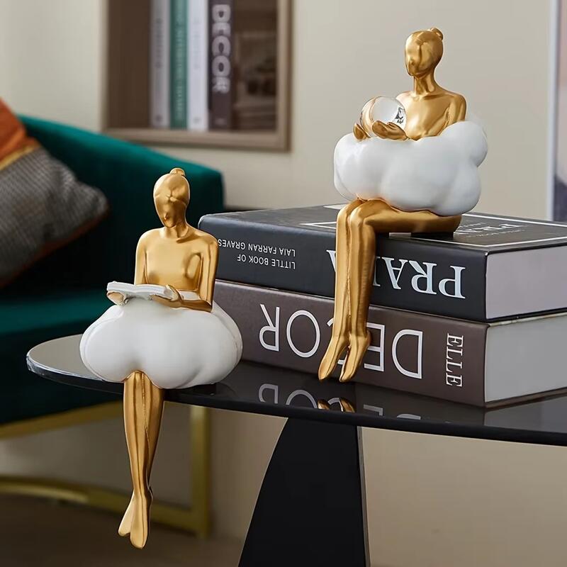 Nordic Cloud Dress Girl Statue - огляд і ціна Art And Craft Studio