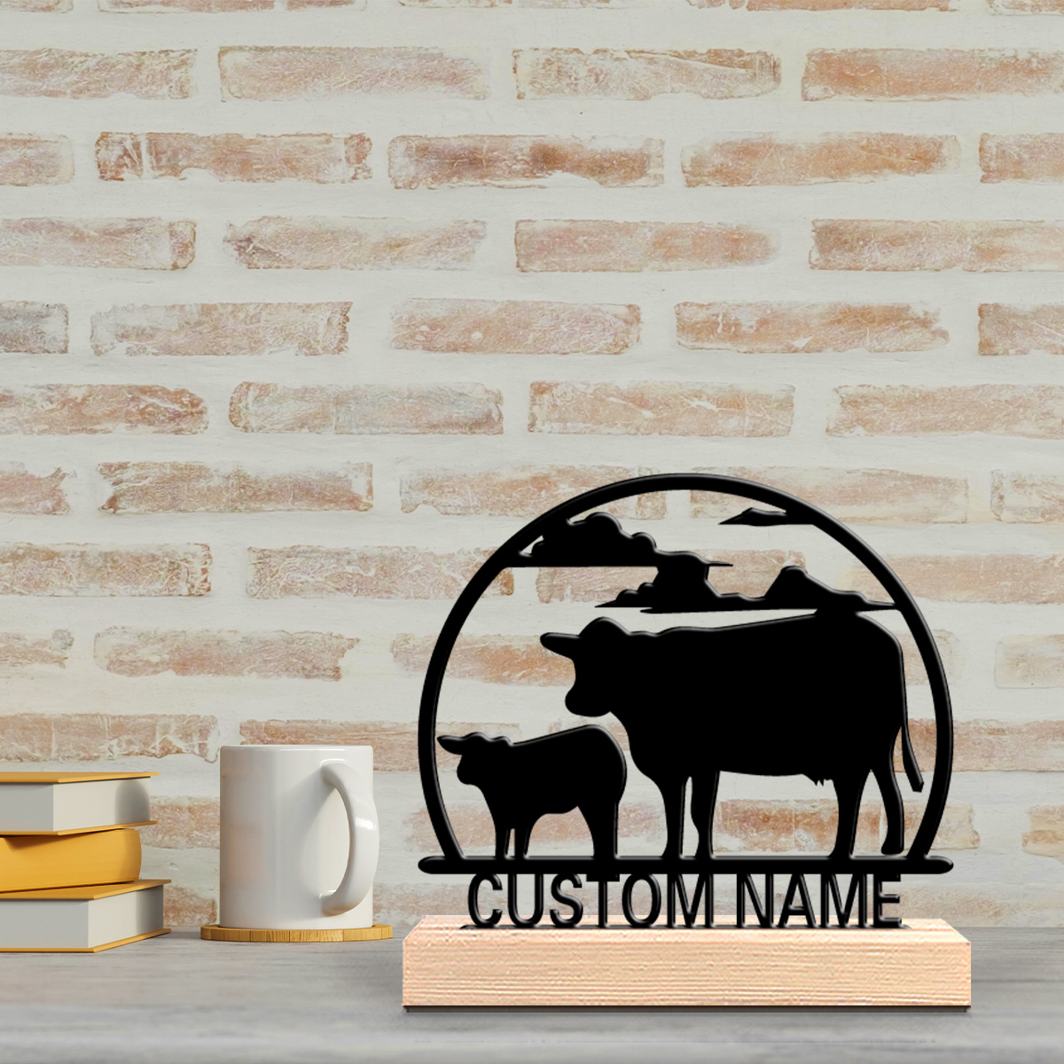 1pc Fashion Cow Customizable N - огляд і ціна Art Craft Wood