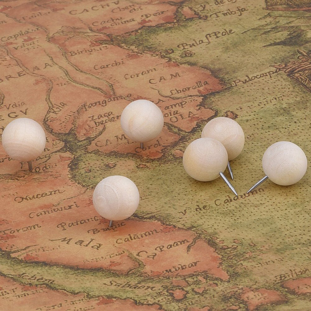 200Pcs Wooden Pushpins Natural - огляд і ціна Exhibition Of Art And Craft