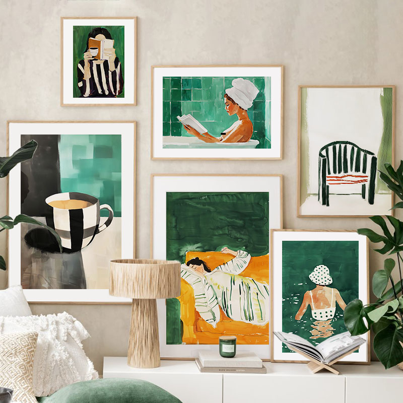 Green Striped Girl Book Coffee - огляд і ціна Art Craft Toys