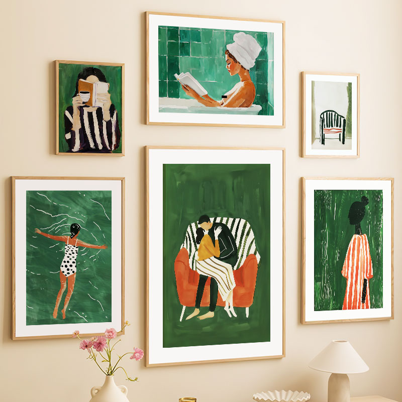 Green Striped Girl Book Coffee - огляд і ціна Art Craft Toys