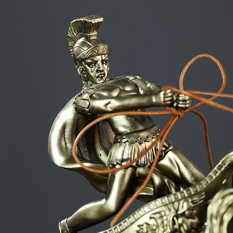 Vintage Roman Chariot Sculptur - огляд і ціна Art Craft Horse