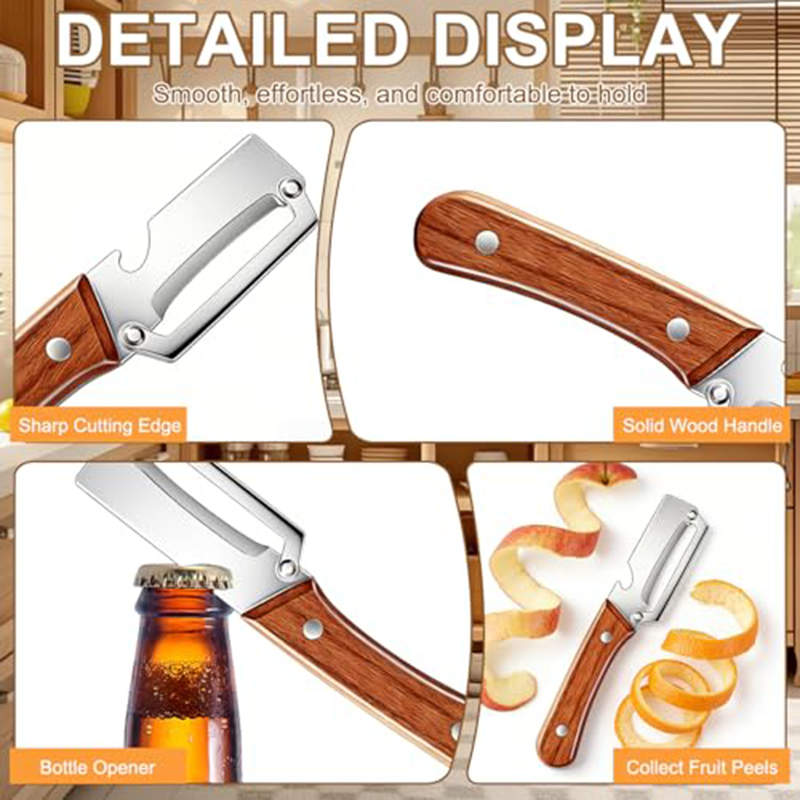 Stainless Steel Kitchen Peeler - огляд і ціна Art Craft Wood