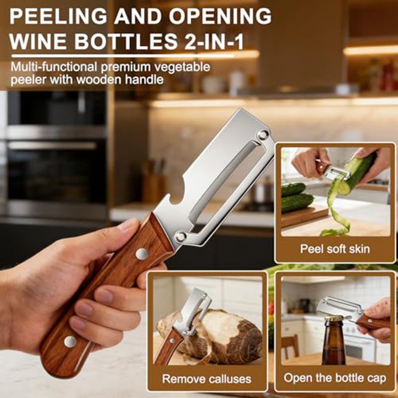 Stainless Steel Kitchen Peeler - огляд і ціна Art Craft Wood