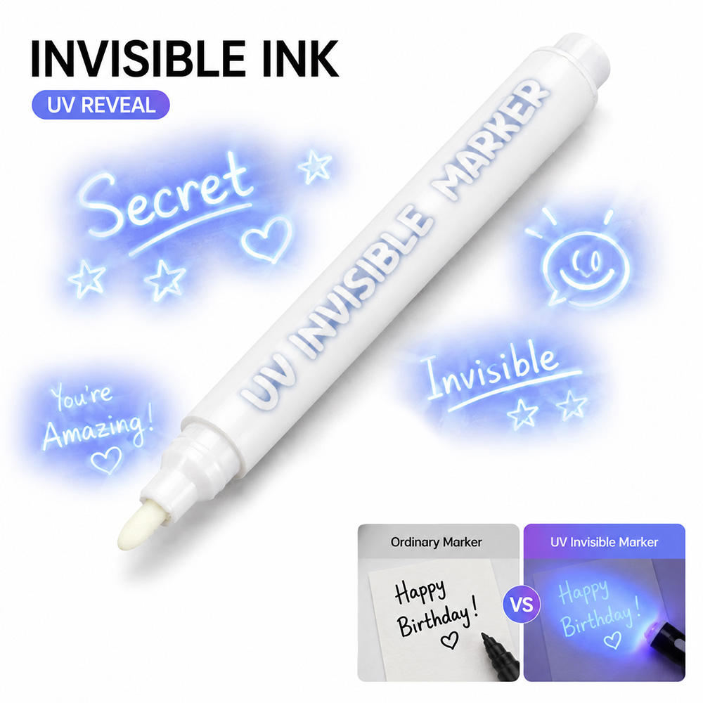 12Pcs UV Light Invisible Marke - огляд і ціна Light Art And Craft