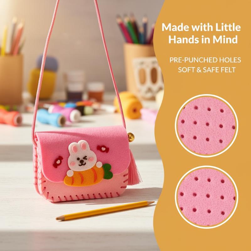 Children Felt Bag Making Kit D - огляд і ціна Art Craft Toys