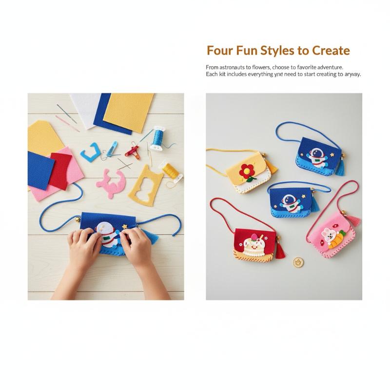 Children Felt Bag Making Kit D - огляд і ціна Art Craft Toys