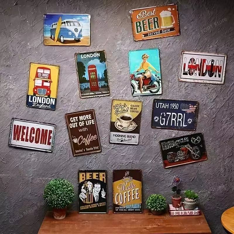 2D Metal Wall Art Sign, Modern - огляд і ціна Art And Craft Studio