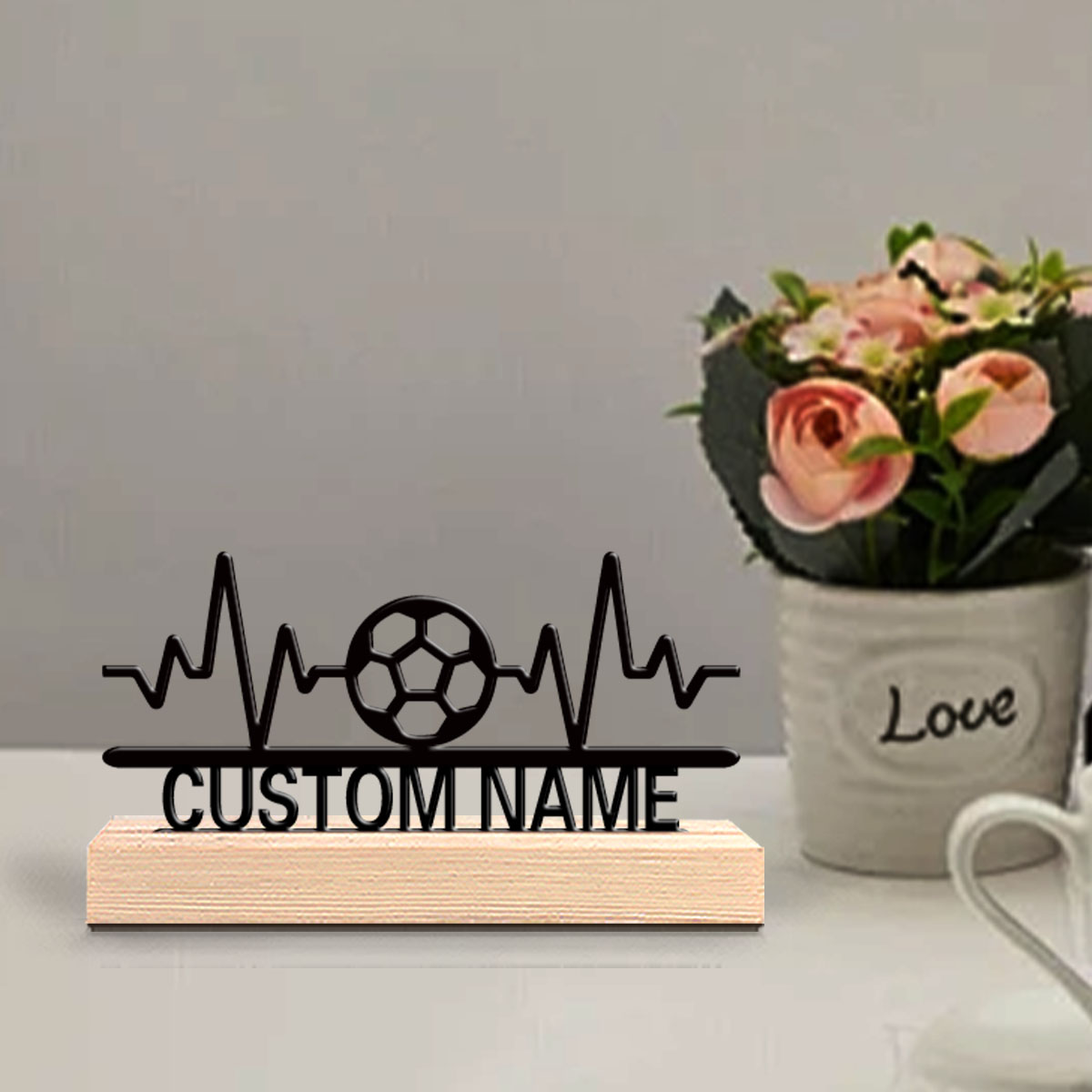1pc Simple ECG Soccer Customiz - огляд і ціна Art Craft Wood