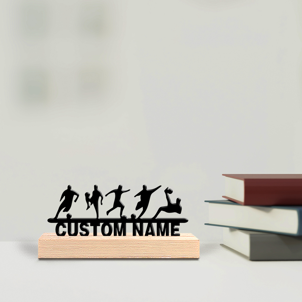 1pc Creative sport Custom Text - огляд і ціна Art Craft Wood