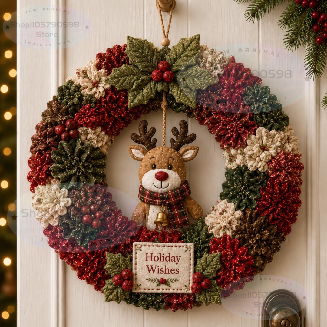 3D Fabric Poke Wreath DIY Kit, - огляд і ціна Art Craft And