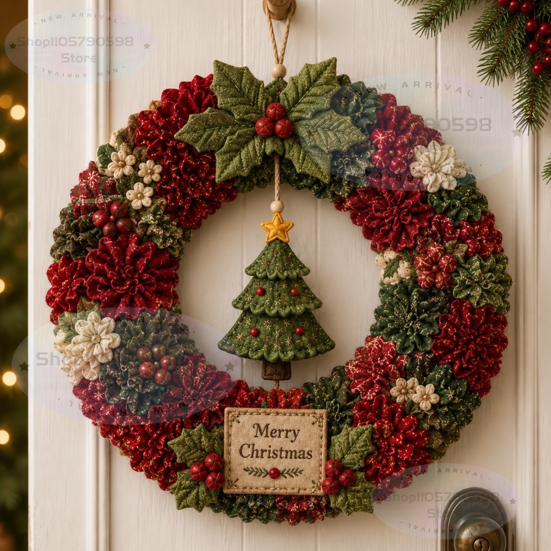3D Fabric Poke Wreath DIY Kit, - огляд і ціна Art Craft And