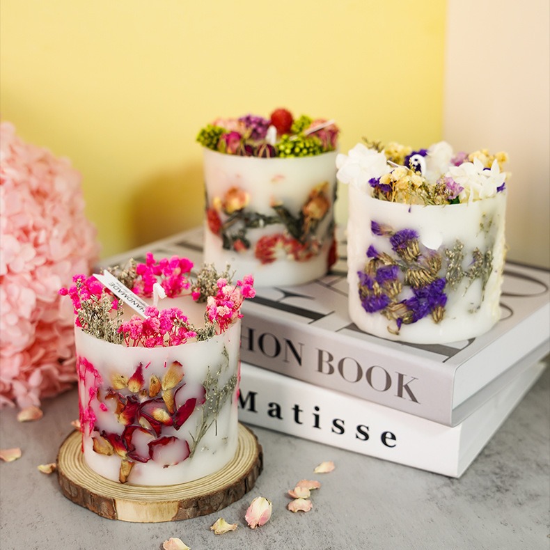 Handmade Dried Flower Diy Cand - огляд і ціна Soy Candle Fragrance Oil
